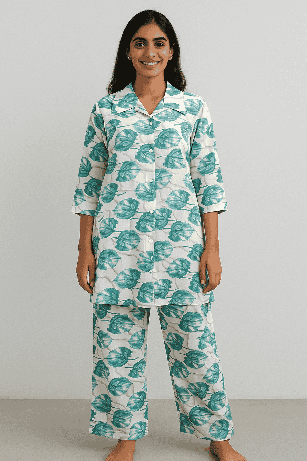 Blue 2 Pcs Co-ord set