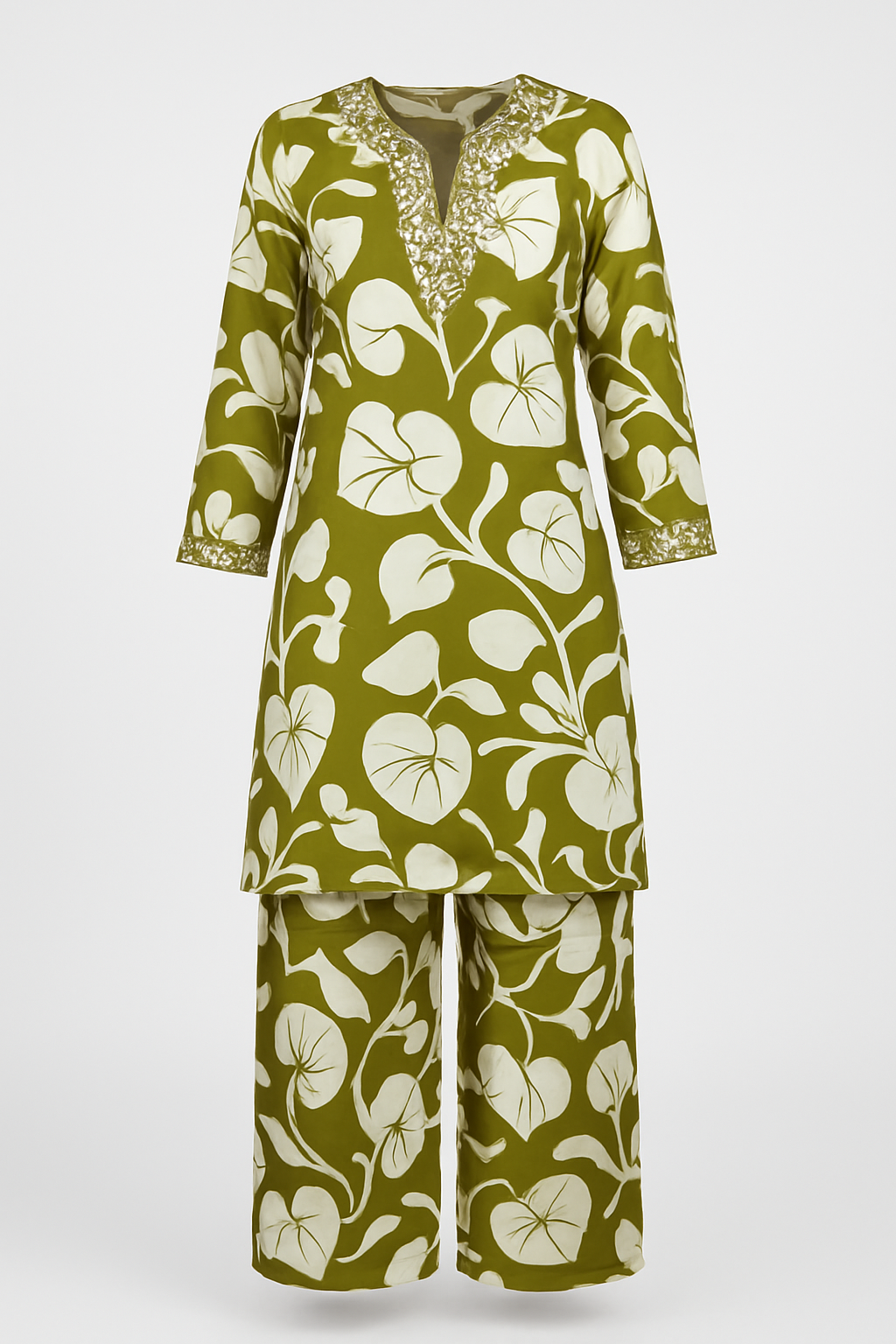 Green 2 Pcs Co-ord set