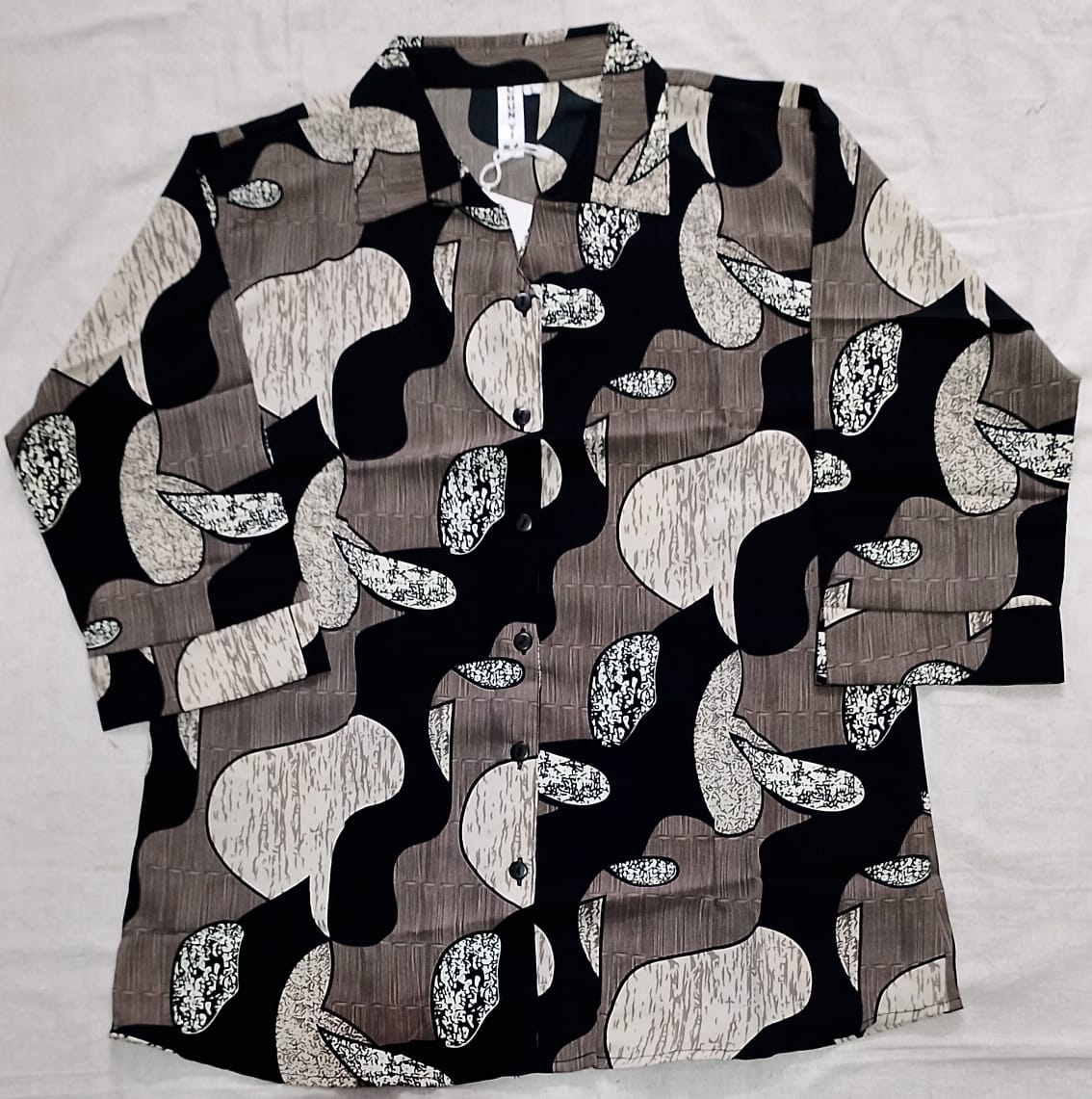 Trendy Abstract Printed Shirt – Comfort Meets Style
